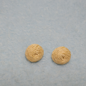 Light Brown Stud Earrings