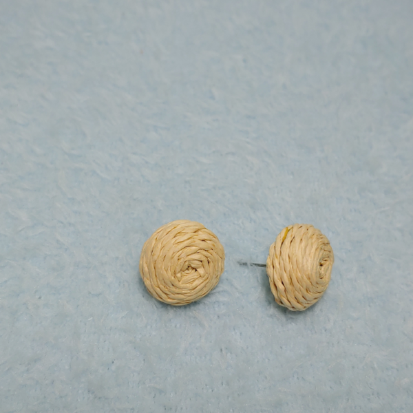 Light Brown Stud Earrings