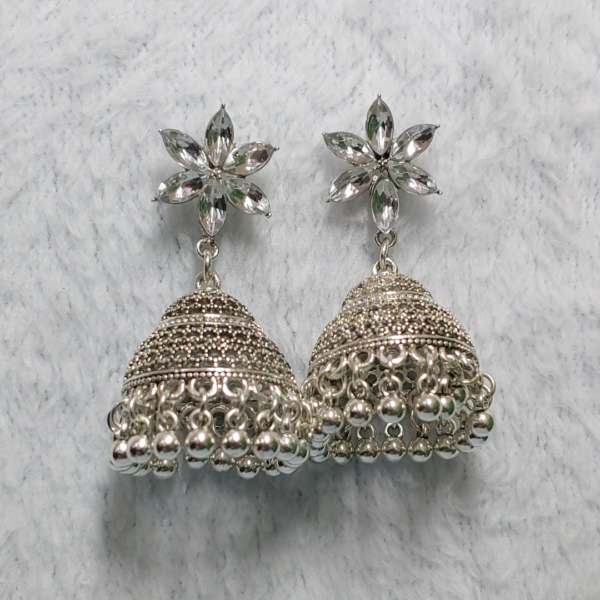 Silver Jhumki