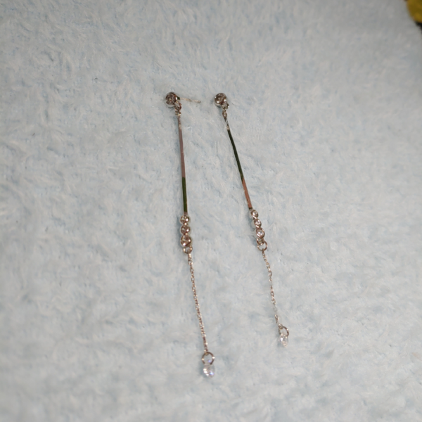 Silver Tassel Earrings