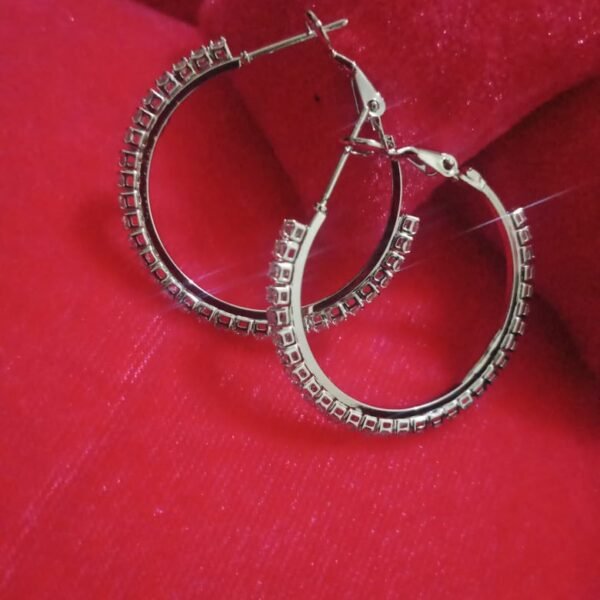 Crystal Hoop Earrings